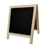 Tabla din lemn 32cm doua fete cu litere cifre si operatii matematice