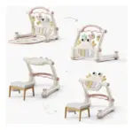 Antepremergator si Centru de joaca cu covoras si Zornaitori 4in1