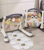 Antepremergator si Centru de joaca cu covoras si Zornaitori 4in1