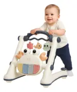 Antepremergator si Centru de joaca cu covoras si Zornaitori 4in1