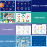 Carte educativa interactiva Nave piese puzzle repozitionabile