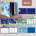 Carte educativa interactiva Nave piese puzzle repozitionabile