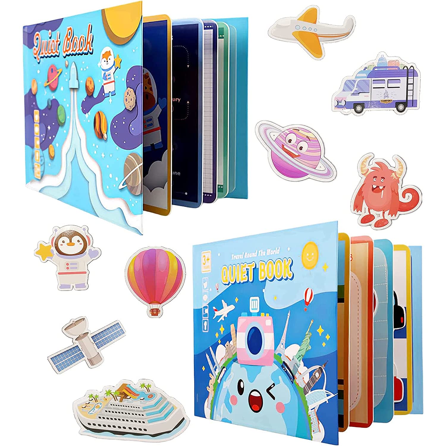 Carte educativa interactiva Nave piese puzzle repozitionabile