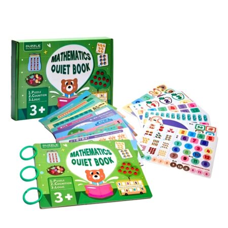 Carte educativa reutilizabila Montessori cu tematica Matematica