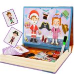 Carte magnetica Imbraca Costume Puzzle magnetic Tabla desen