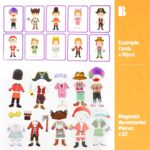 Carte magnetica Imbraca Costume Puzzle magnetic Tabla desen