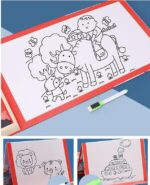 Carte magnetica Imbraca Costume Puzzle magnetic Tabla desen