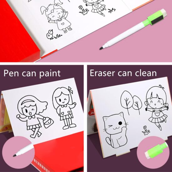 Carte magnetica Imbraca printesa Puzzle magnetic Tabla desen