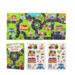Carte magnetica pliabila Tematica Trafic Urban Puzzle copii