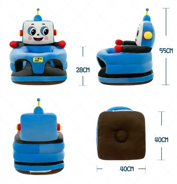 Fotoliu bebelusi Robot verde cu suport pentru picioare din plus - imagine 2