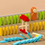 Joc Montessori Domino Curcubeu Cuburi constructii cu mecanisme