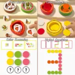 Joc Montessori logic Sortarea Numararea Recunoasterea Fructelor