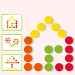 Joc Montessori logic Sortarea Numararea Recunoasterea Fructelor