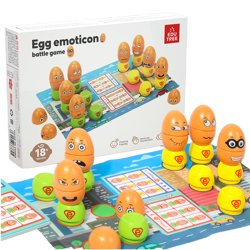 Joc educativ distractiv Oua Emoji Asociaza expresiile faciale
