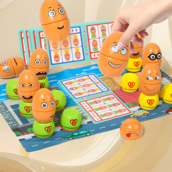 Joc educativ distractiv Oua Emoji Asociaza expresiile faciale