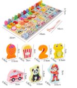 Joc logaritmic Asocieri si Recunoastere Jucarie educativa Animale