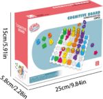 Joc logaritmic Tablita 2in1 cognitiva Asociere numere si forme