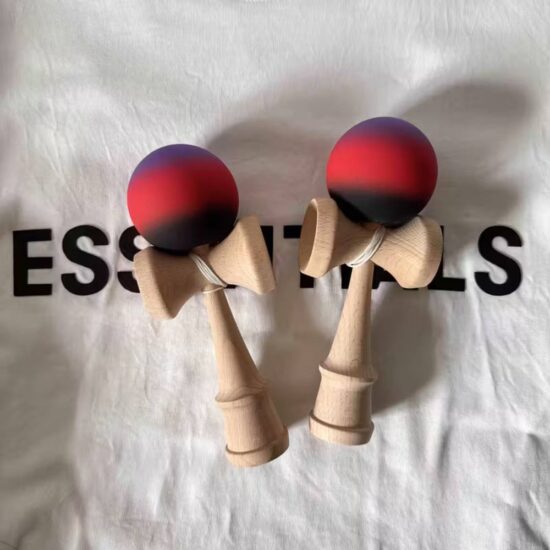 Jucarie Kendama 19cm Joc de indemanare Bila din cauciuc antistres