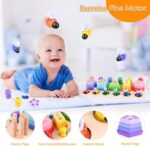 Jucarie Montessori Forme Sortator 3in1 Pescuieste Joc logaritmic