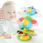 Jucarie Muzicala Bebelusi Animalute cu ventuza Gaina cu lumini