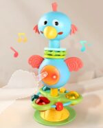 Jucarie Muzicala Bebelusi Animalute cu ventuza Gaina cu lumini