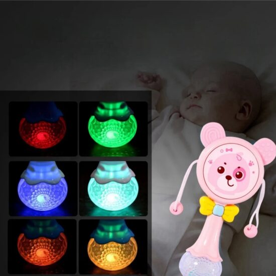 Jucarie Zornaitoare bebe Ursuletul pentru dentitie cu lumini muzica