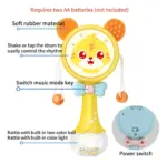 Jucarie Zornaitoare bebe Ursuletul pentru dentitie cu lumini muzica