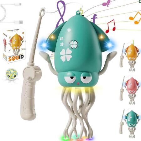 Jucarie interactiva Caracatita dansatoare cu Lumini reincarcabila