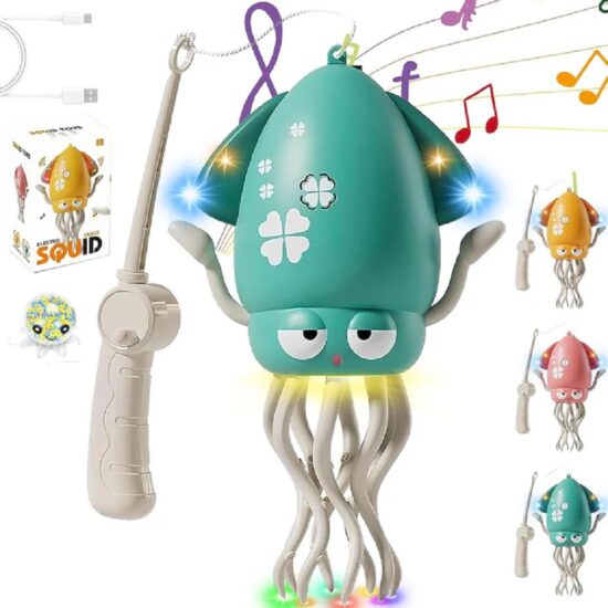 Jucarie interactiva Caracatita dansatoare cu Lumini reincarcabila Jucarie interactiva Caracatita dansatoare cu Lumini reincarcabila