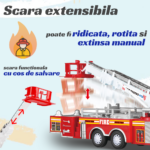 Jucarie interactiva copii Masina de pompieri cu lumini si sunete