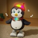 Jucarie interactiva copii Pinguinul cu sunete lumini si Danseaza