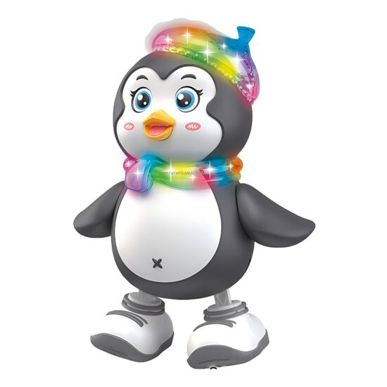 Jucarie interactiva copii Pinguinul cu sunete lumini si Danseaza