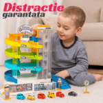 Parcare cu lift 6 Masini Pista cu 4 etaje Jucarii Garaj pentru vehicule