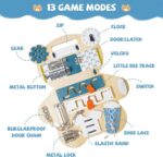 Placa Busy Board Ursuletul cu tabla pentru desen Incuie Descuie