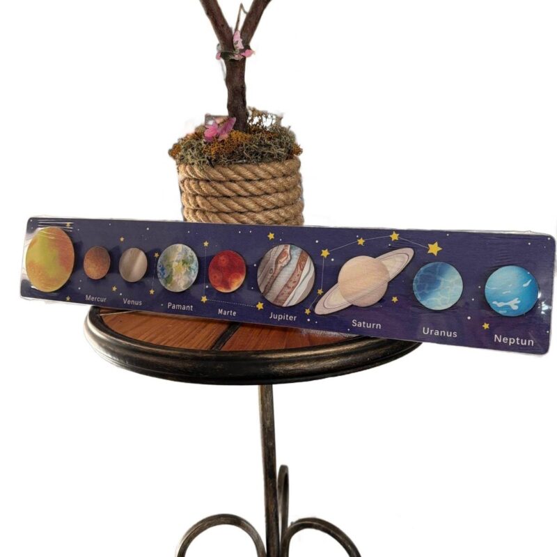 Puzzle incastru Spatiul Cosmic in Limba romana Sistemul Solar