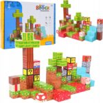 Set 102 Cuburi magnetice MineCraft Magnetic Jucarii Stem constructii