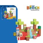 Set 102 Cuburi magnetice MineCraft Magnetic Jucarii Stem constructii