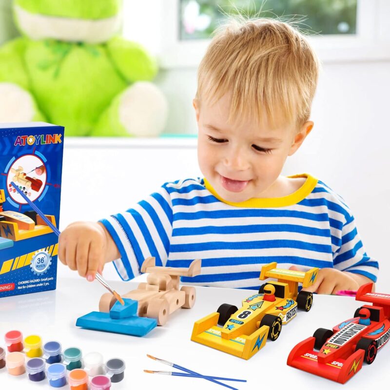 Set 3 Masini de curse Kit pentru desen Asamblare Banc de lucru