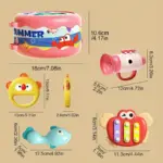 Set-5-Jucarii-muzicale-bebe-Toba-Trompeta-Zornaitoare-Percutie