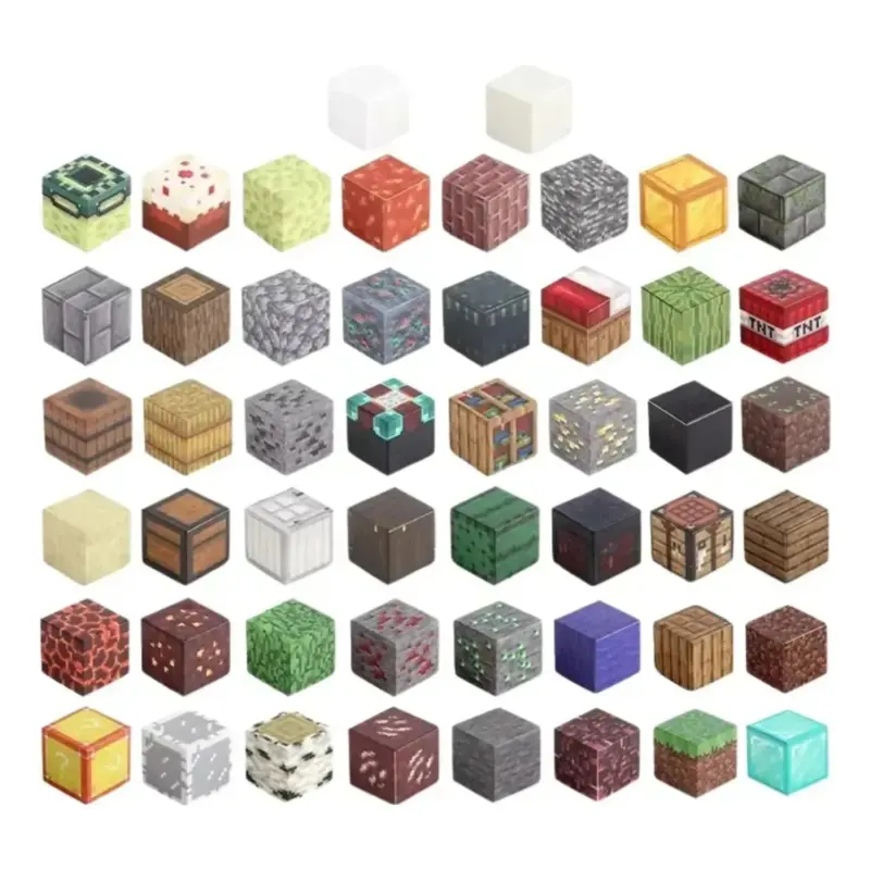 Set 60 Cuburi magnetice Craft Magnetic Jucarii Stem de construit