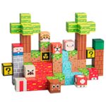 Set 75 Cuburi magnetice MineCraft Magnetic Jucarii Stem constructii