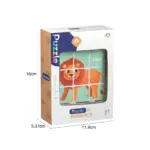 Set 9 cuburi magnetice Animale si pasari Asambleaza Puzzle