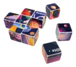 Set 9 cuburi magnetice Asambleaza Puzzle cu Spatiul cosmic