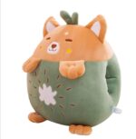 Set Kiwi cu Perna de dormit si Paturica pliabila pufoasa din plus