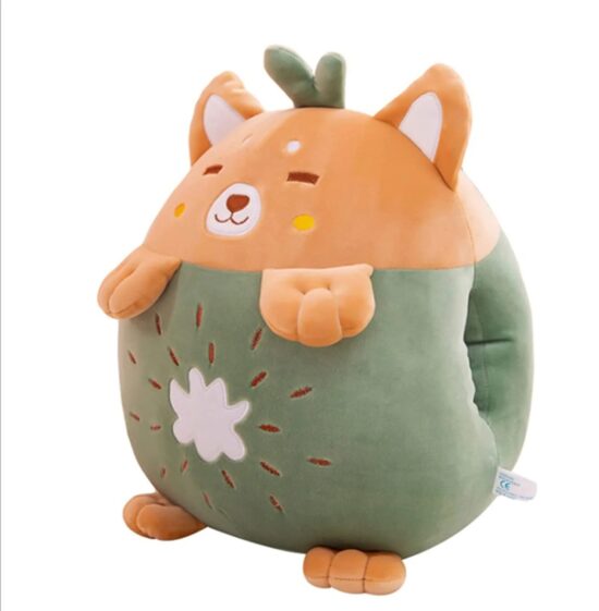 Set Kiwi cu Perna de dormit si Paturica pliabila pufoasa din plus