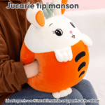 Set Morcov Perna de dormit si Paturica pliabila pufoasa din plus