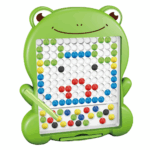 Tabla desen Joc Mozaic Broscuta piese colorate si pix magnetic