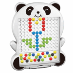 Tabla desen Joc Mozaic Panda piese colorate si pix magnetic