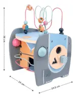 Cub Montessori 5in1 Elefantul cu activitati motrice si Sortare