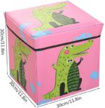 Cutie pentru depozitare Crocodilul pliabil cu capac si desene